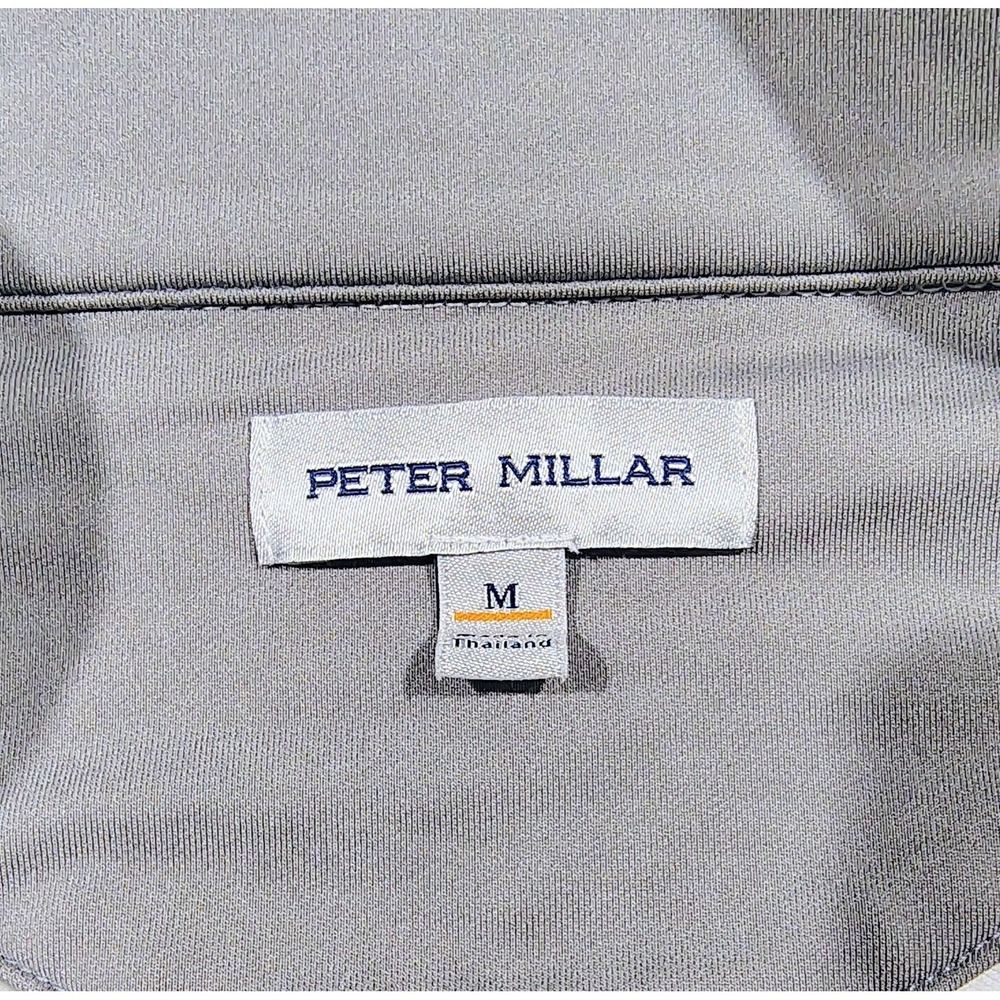 Peter Millar Stanford Cardinal Perth 1/4 Zip Men's M White Pullover Performance - Picture 4 of 14